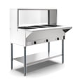 thumbnail image 4 of Three Pan Open Well Electric Steam Table with Undershelf and Sneeze-Guard, KM-OWS-3SG., 4 of 7