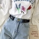 thumbnail image 4 of Cinturón invisible sin costuras para pantalones, elástico, para mujer, estilo decorativo, sin perforaciones, fácil de usar, 4 of 6