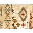 thumbnail image 2 of Vassileva, Silvia 14x12 Gold Ornate Wood Framed with Double Matting Museum Art Print Titled - Southwest Design V, 2 of 4