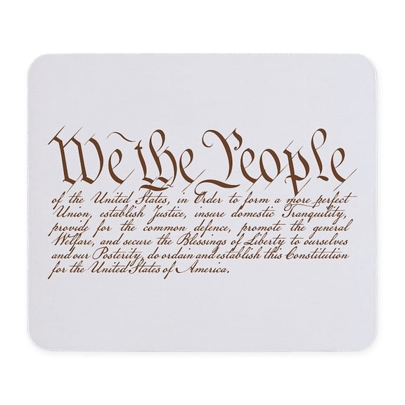 CafePress - We The People Mousepad - Non-slip Rubber Mousepad, Gaming Mouse Pad