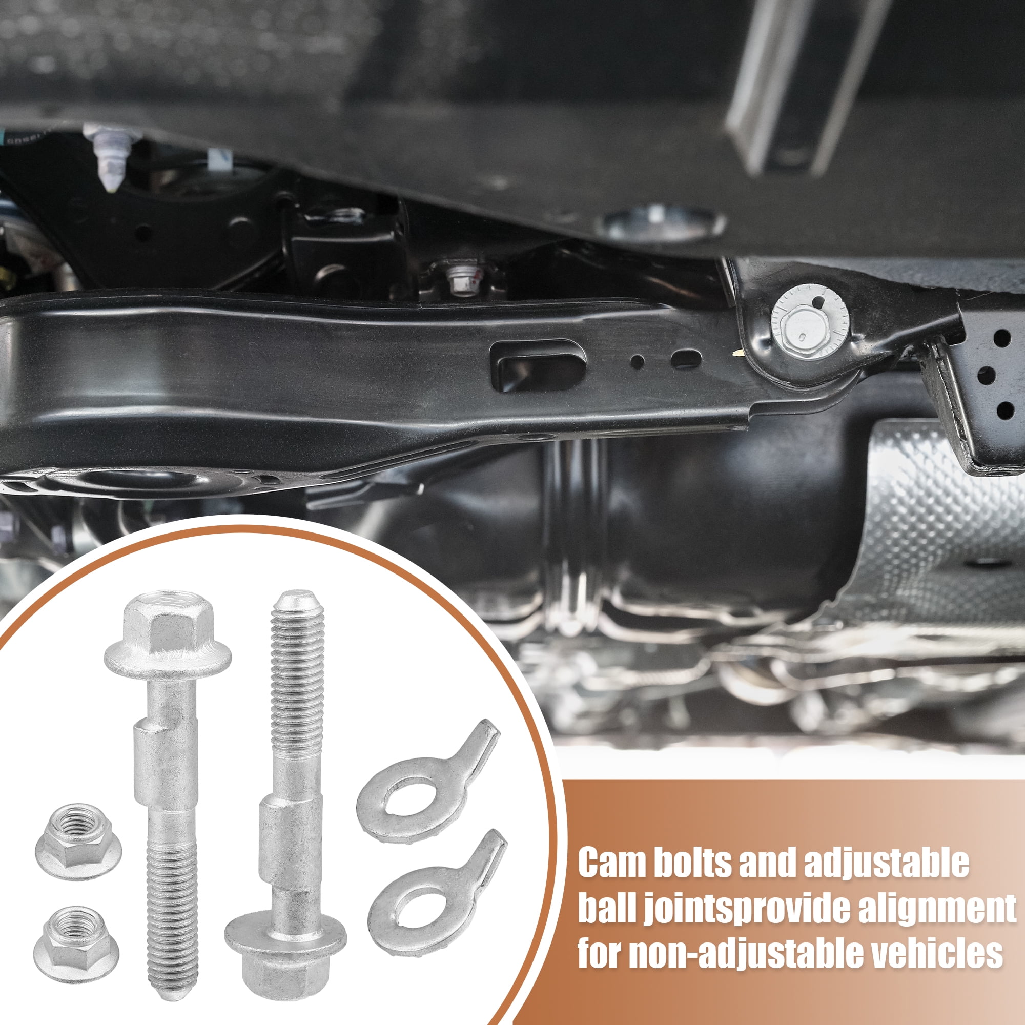 Unique Bargains 2 Set Alignment Camber Caster Adjusting Bolt Kit for Buick and for Ford
