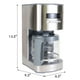 thumbnail image 3 of Kenmore Control de Aroma Cafetera Programable de 12 Tazas, Gris/acero Inoxidable, 3 of 5
