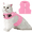 Pink, variant on Magshion Pet Cat Harness for Walking, Escape Proof Soft Adjustable Vest Harnesses for Cats, Easy Control Mesh Breathable, Sky Blue XS