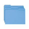 thumbnail image 3 of Smead 12034 File Folders- 1/3 Cut- Reinforced Top Tab- Letter- Blue- 100/Box, 3 of 5