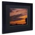 thumbnail image 4 of Trademark Fine Art "Sky on Fire" Canvas Art by Kurt Shaffer, Black Matte, Black Frame, 4 of 4
