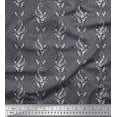 thumbnail image 1 of Soimoi Rayon Fabric Leaves Block Print Fabric by The Yard 56 Inch Wide, 1 of 5