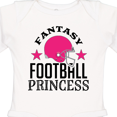 thumbnail image 4 of Inktastic Fantasy Football Princess Girls Long Sleeve Baby Bodysuit, 4 of 5