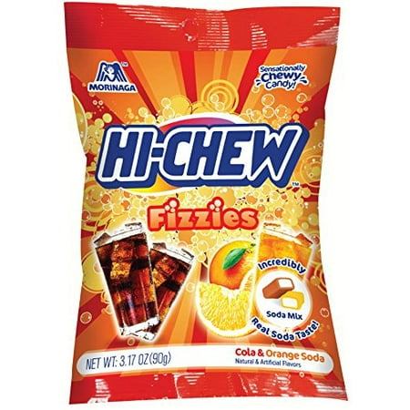 Hi-Chew Fizzies Mix Cola & Orange Soda 3.17 Ounce