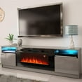 thumbnail image 4 of York 02 Electric Fireplace Modern Wall Unit Entertainment Center, 4 of 7