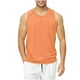 thumbnail image 1 of pstuiky Camisetas sin mangas para hombre, Camiseta deportiva de secado rápido de malla de color liso con cuello redondo para hombre Chaleco de hombre l, 1 of 5