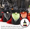 thumbnail image 4 of Bewildely Regalos de muñecos de gnomo de Halloween, pequeños adornos de interesantes, juguete de peluche encantador, suministros para fiestas, Kits de decoración para fiestas barba verde Bewildely HA070499-02, 4 of 6