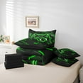 thumbnail image 6 of Manfei Modern Video Game Twin Bedding Sets 7-Piece,Game Gaming Bedding Comforter Set,Green Geometric Honeycomb Sheet Sets For Boys Girls,Super Cozy Bedroom Decoration,Reversible, 6 of 8