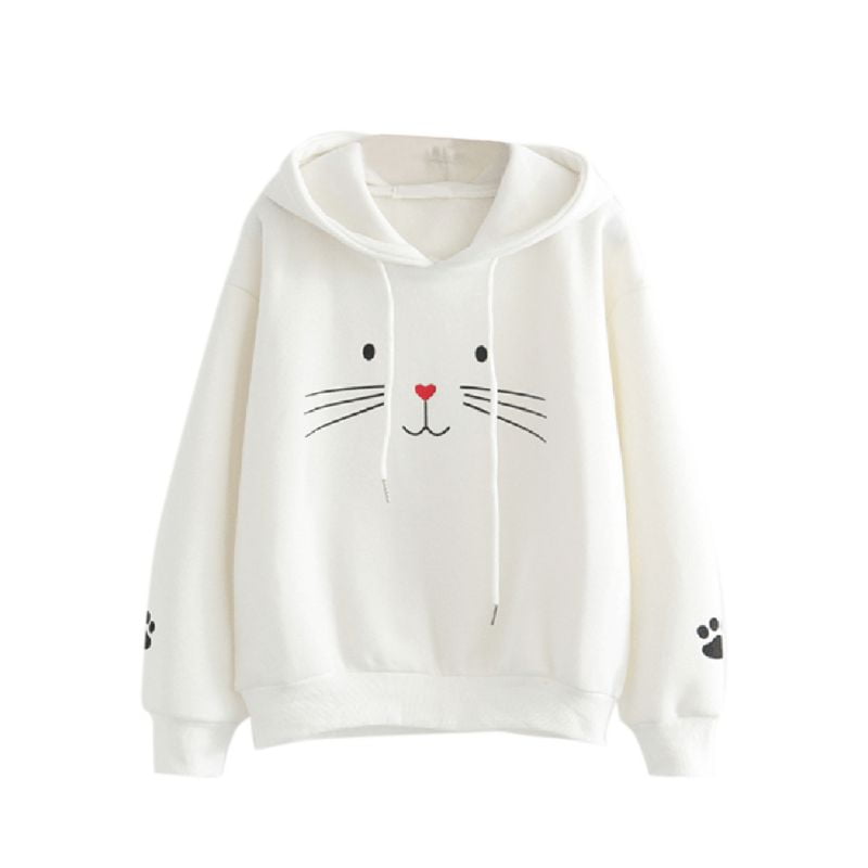 cute plus size pullover hoodies