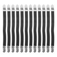 thumbnail image 1 of unbranded 12Ud Accesorios Para Tabla De Planchar Con Clips Sujetadores De Fundas En Color Negro, 1 of 7