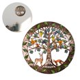 thumbnail image 2 of Arte De Pared De Árbol, Escultura De Pared De Árbol Hueco, Decorativa, Ampliamente Utilizada, Arte Colgante Redondo Para El Hogar, Sala De Estar, Dormitorio Y Oficina Guardurnaity HA015259-00, 2 of 6