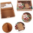 thumbnail image 4 of 12 cajas grandes de galletas navideñas con ventana, cajas de regalo navideñas, cajas de embalaje de pasteles de magdalenas de panadería kraft de grado alimenticio para regalos que ofrecen dulces para, 4 of 5