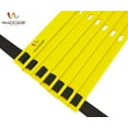 thumbnail image 3 of Wacces Speed Super Flat Adjustable Speed Agility Ladder for Soccer, Speed, Football, Fitness with Free Carry Bag - 8 Rungs Yellow, 3 of 8
