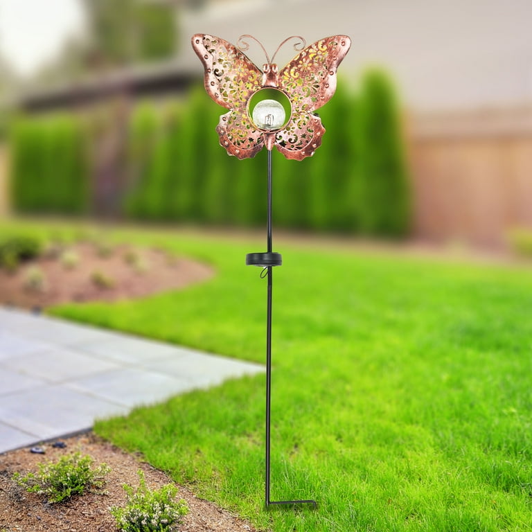 Filigree solar clearance stake