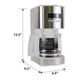 thumbnail image 3 of Kenmore Control de Aroma Cafetera Programable de 12 Tazas, Blanca/acero Inoxidable, 3 of 5