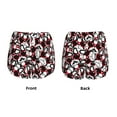 thumbnail image 4 of Disketp French Bulldog1 Print Women's Shorts Workout Shorts for Athletic Gym Running Shorts with Phone Pockets X-Large, 4 of 8