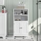 thumbnail image 5 of Armario Baño Columna Mueble Baño Suelo Madera para Cocina Armario de Almacenaje Organizador, 5 of 5
