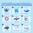 thumbnail image 7 of Swimline Hydrotools Supreme Guard Winter Pool Cover for 20x40 Ft Inground Rectangle Pools, 7 of 7