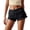 C-Black380, variant on Women Bloomers Ruffle Shorts Lace Trim Layered Sexy Hot Pants Mid Rise Summer Solid Color Mini Pumpkin Shorts Stylish Bottoms