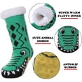 thumbnail image 3 of Kids Slipper Socks Boys Girls Fuzzy Soft Thick Cozy Warm Fleece lined Winter Indoor Christmas Socks, 3 of 6