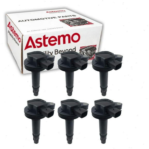 6 pc Hitachi Ignition Coils compatible with Lincoln MKX 3.5L 3.7L V6 2007-2017