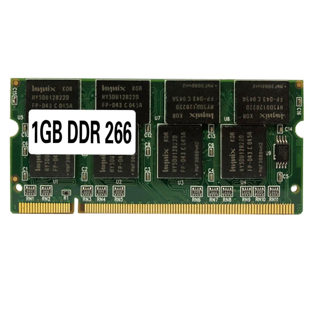 Laptop Memory Ram SO-DIMM DDR1 PC 2100 / DDR  266 MHz 1GB 200PINS for Notebook Computer