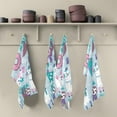 thumbnail image 5 of GZHJMY Christmas Sloth Dino Llama Kitchen Towels Set of 1 Dishcloths Hand Towels Tea Towels Ultra Absorbent for Cleaning Washing Drying Dishes Tableware 28'' x 18'', 5 of 7