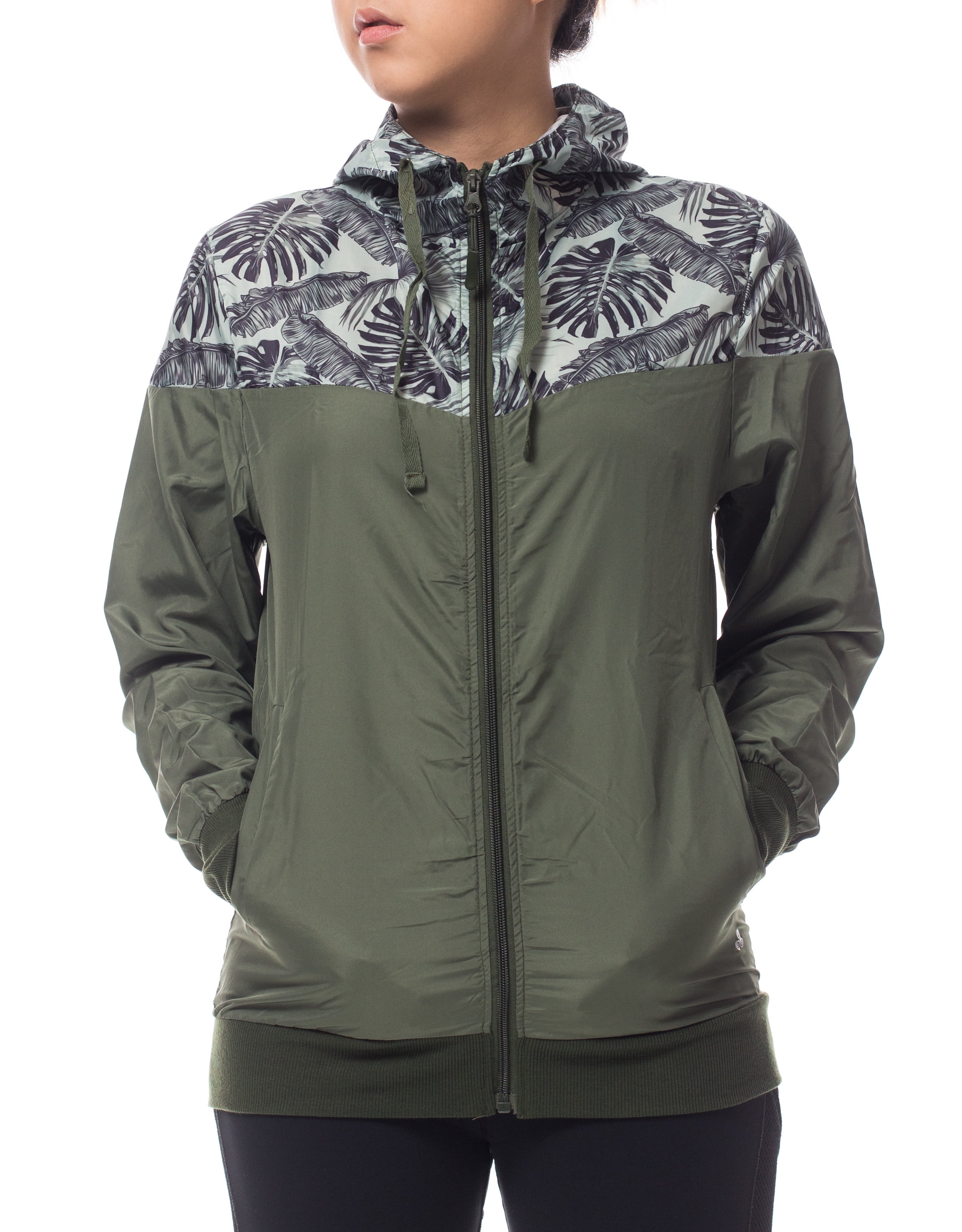 Women's Lightweight Zipper Hoodie Fashion Outerwear Windbreaker Sport