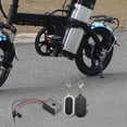 thumbnail image 2 of Car Alarm Electric Bike Alarm Sounds V V Electric Vehicles Auto Lock Black Compatibility Easy To Use Ebike Install, 2 of 12