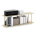 thumbnail image 2 of Furinno Turn-N-Tube No Tools Modern Rectangle Side Table, Bauhaus Oak/Beige, 2 of 5