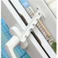 thumbnail image 1 of Abridor de ventana abatible, cerradura de seguridad para bebés, cerradura antipinzamiento, abridor de ventilación de ventana, apertura hacia afuera para ventana de UPVC, madera y aluminio, blanco, 1 of 5