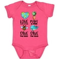 thumbnail image 3 of Inktastic Earth Day Plant a Tree Save the Bees Save the Seas Love Your Mother Earth Boys or Girls Baby Bodysuit, 3 of 5