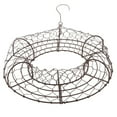 thumbnail image 1 of 26cm Iron Frame Wire Wreath Metal Planter Wall DIY Decoration, 1 of 7