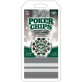 thumbnail image 2 of MasterPieces Casino Style 20 Piece 11.5 Gram Poker Chip Set NFL New York Jets Silver Edition, 2 of 3