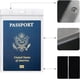 thumbnail image 4 of Porta pasaportes extragrandes de 4 x 6 pulgadas con cordones, paquete de 3, color negro, 4 of 5