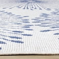 thumbnail image 4 of Brooke Collection - Blue/White Botanical Two-Sided Outdoor Rug 5'3" x 7'7", 4 of 5