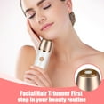 thumbnail image 5 of TiokMc 2-in-1 Bikini Trimmer for Women, Electric Razor Kit Cordless Waterproof Body Hair Trimmer for Face, Arms, Legs, Bikini, Underarm, White, 5 of 7