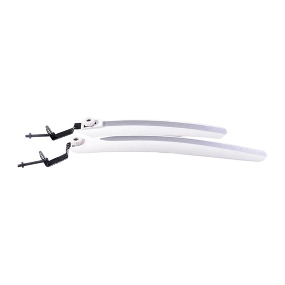 Juego de guardabarros para bicicleta de montaña, accesorios de repuesto, reparación y protector. Blanco