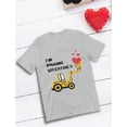 thumbnail image 3 of Tstars Boys I'm Digging" Valentine's Day Tractor T-Shirt – Adorable Gift for Toddlers, 3 of 7