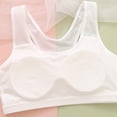 thumbnail image 5 of LYMAYTER ‌Girls Sports Bra 9-13 Solid Color Breathable Seamless First for Training Bras 75-90A, 5 of 8