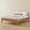Pecan, variant on Bear Platform Bed (Full), Oak Embossed Natural