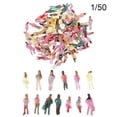thumbnail image 1 of 100pcs 1:100/1:150/1:75/1:50 Scale Plastic People Figures Model Building Passengers DIY Character Mixed Color Pose Kids Toys, 1 of 2
