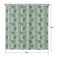 thumbnail image 5 of Cute Hedgehog Pattern Shower Curtain 72"x72" ,Bathroom Decorative Shower Curtains Set with 12 Hooks,Modern Waterproof Washable Shower Curtain, 5 of 6