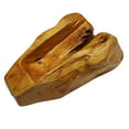 thumbnail image 2 of Beautiful Carved Natural wood Tabletop Wine Bottle Holder, 2 of 2