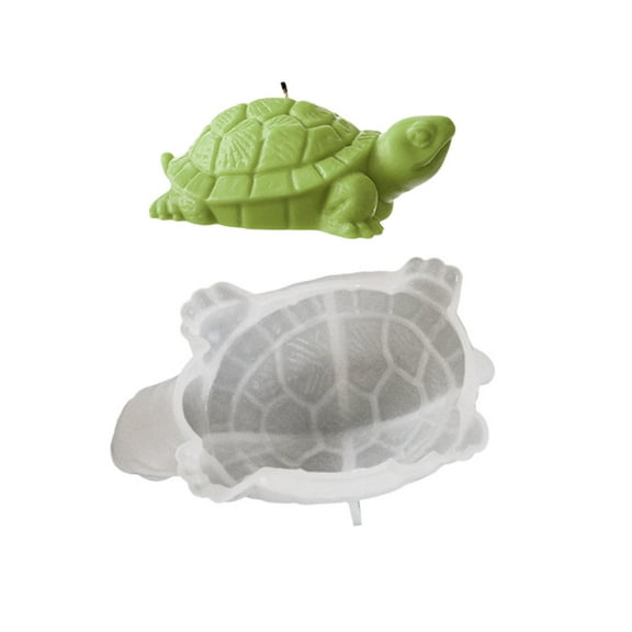 Large Turtles Resin Molds Sturdy Ornament Mold for Crafts with Epoxy Clay Plaster for Creative Homes Decors