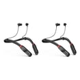 thumbnail image 3 of Inteprter PP auricular cuello colgante reemplazo tipo-c inalámbrico IPX5 impermeable deportes correr auriculares regalo de cumpleaños negro Negro 2Conjunto, 3 of 6